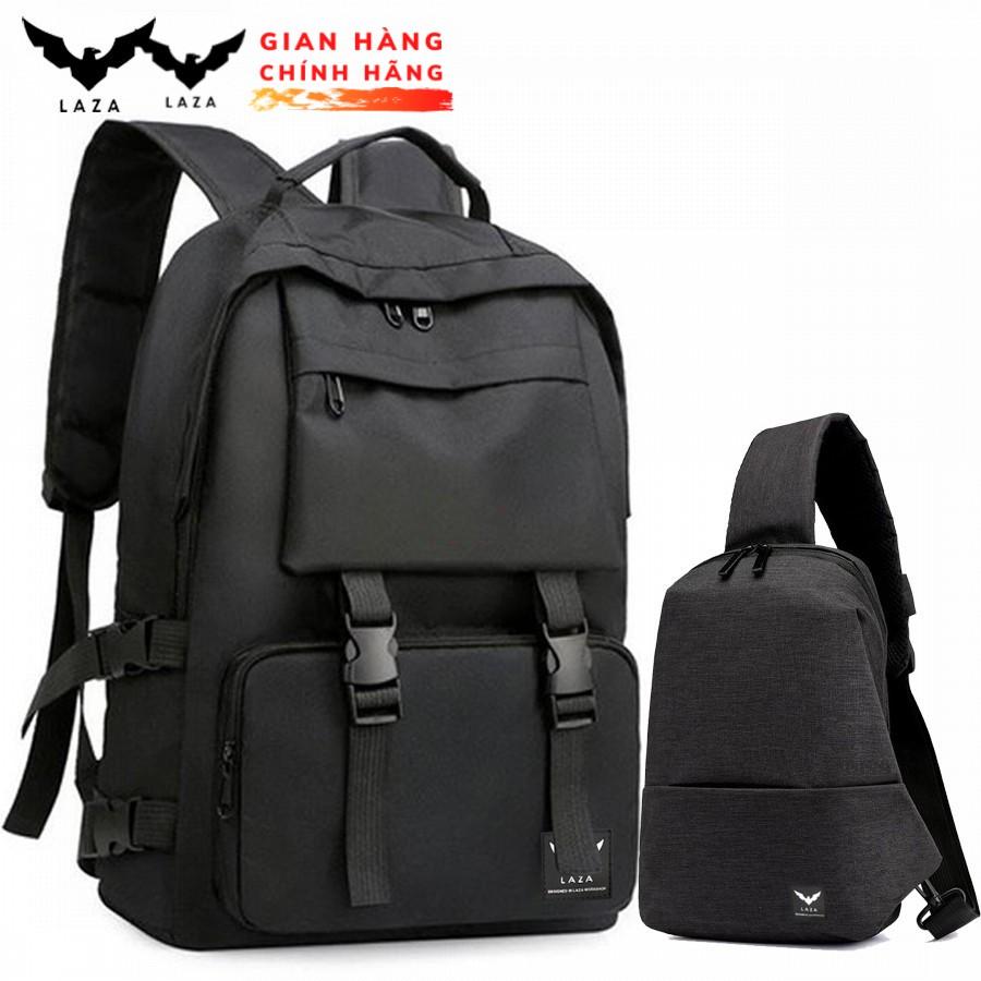 Bộ Balo Campus LAZA BL468 &amp; Túi Messenger LAZA TX442 - Chính Hãng Phân Phối