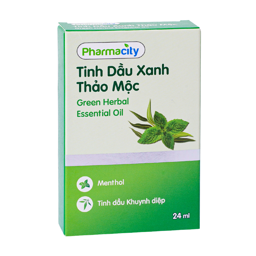 Tinh dầu xanh thảo mộc Pharmacity (Chai 24ml)