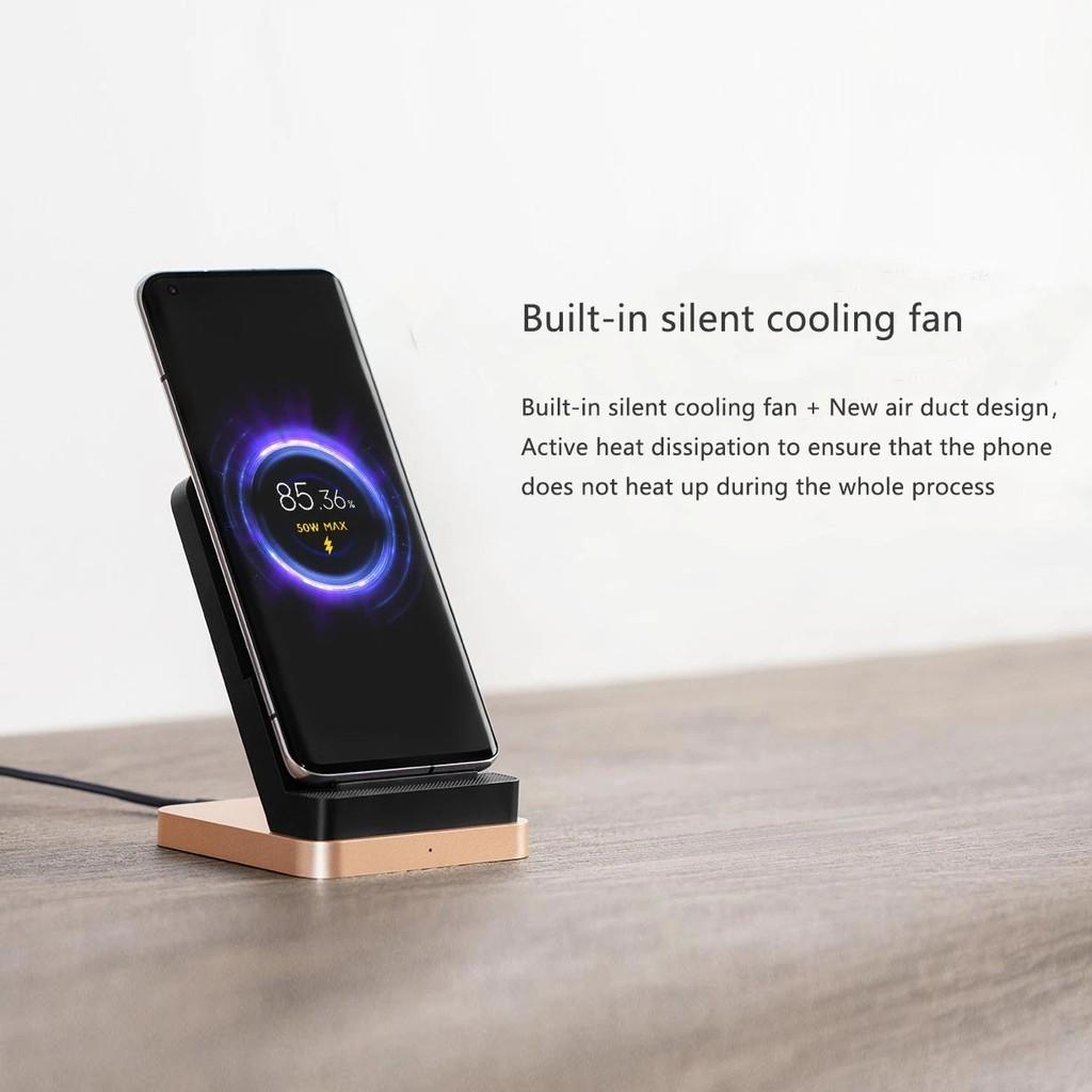 Đế Sạc Nhanh Không Dây Xiaomi Mijia 55w Tích Hợp Quạt Làm Mát Không Khí