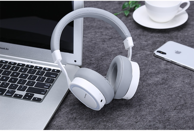 Tai nghe nhạc hay thời trang không dây và có dây Bluetooth Plextone BT270mp3 có 8gb bộ nhớ trong, pin 30h nghe liên tục dùng tốt dành cho bà bầu giúp phát triển trí tuệ sớm cho bé hàng chính hãng bọc da simili cao cấp. - Hàng Chính Hãng