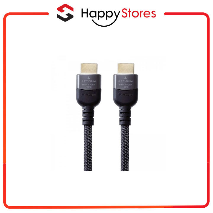 Dây cáp HDMI 4K ELECOM DH-HDP14E50BK - Hàng Chính Hãng