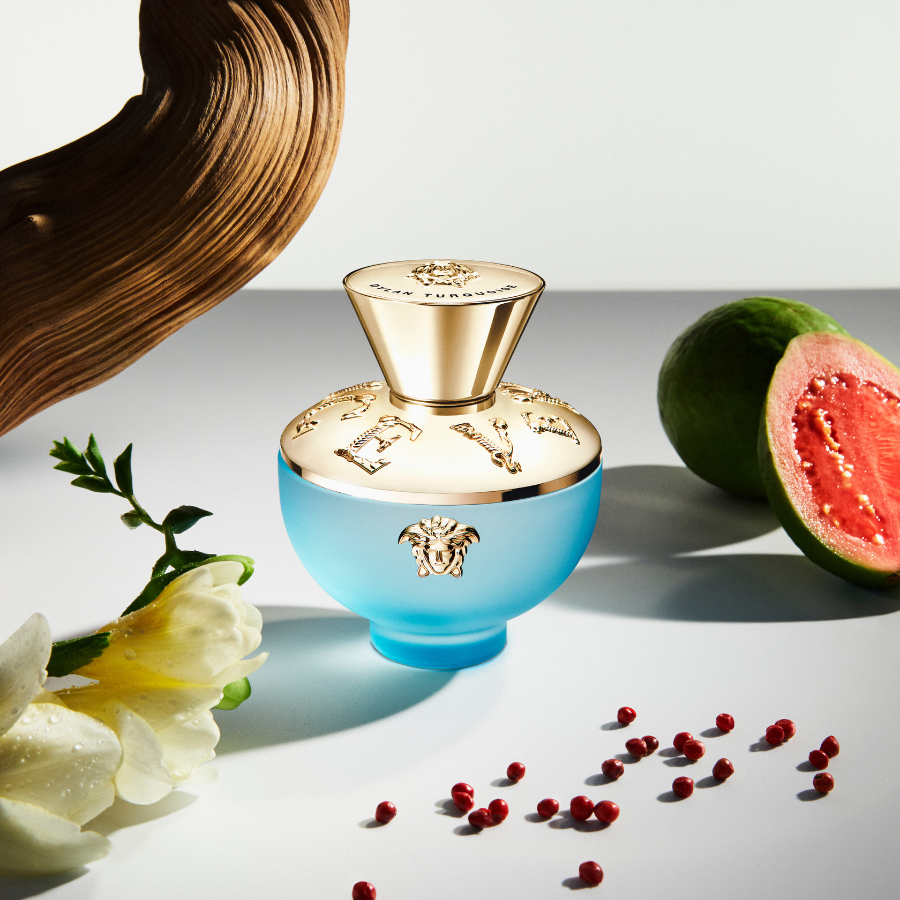 Nước hoa nữ cao cấp VERSACE Dylan Turquoise Pour Femme EDT hương Cam Chanh - Gỗ - Xạ Hương thơm mát trẻ trung gợi cảm