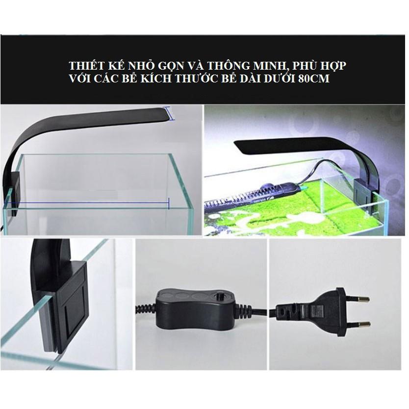 Đèn led kẹp bể cá X5 - Đèn cho hồ thủy sinh - hồ bán cạn - phụ kiện thủy sinh - shopleo