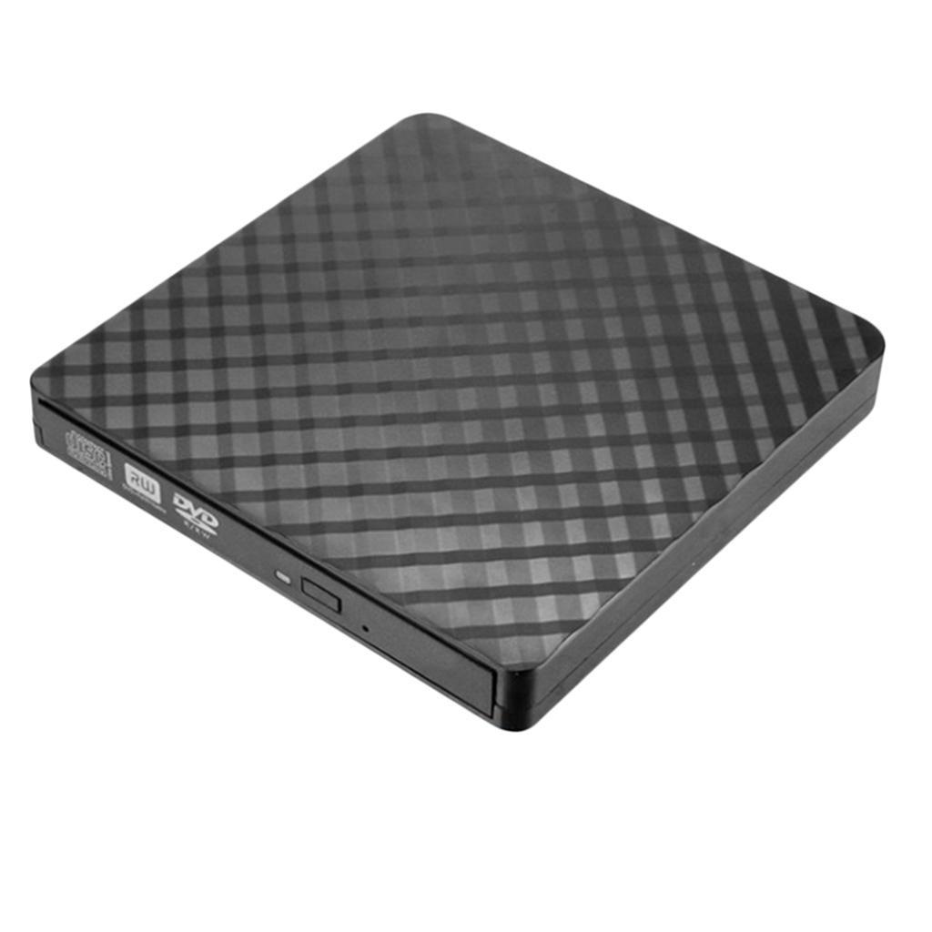 USB 3.0 External DVD Burner Portable USB3.0 Type-C CD/DVD Reader Drive Black