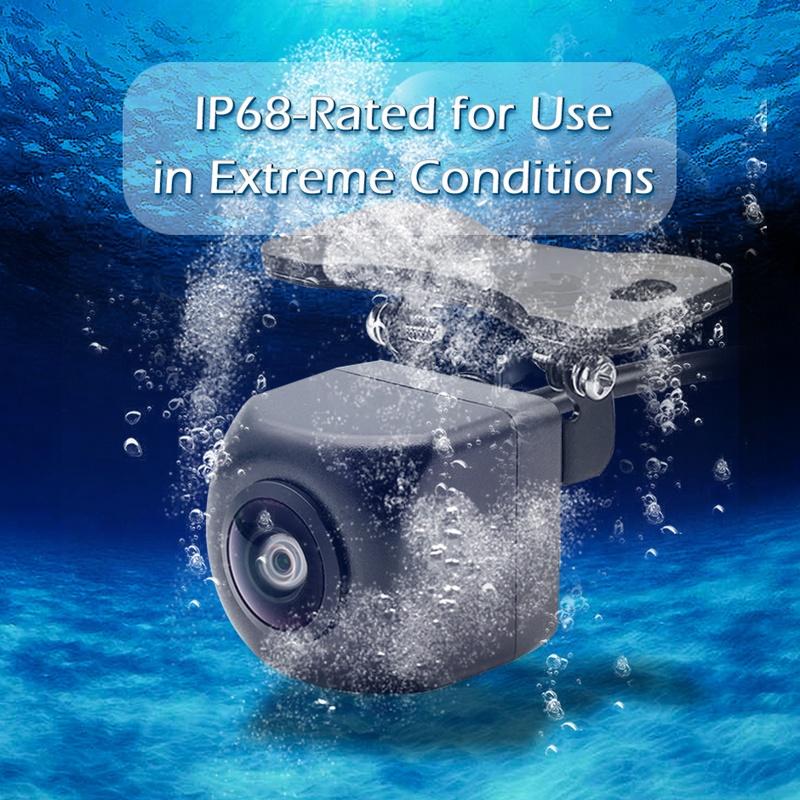 Camera Chiếu Hậu HD Góc Rộng 170 Độ Chống Thấm Nước Hỗ Trợ Đậu Xe Ban Đêm Cho Ô Tô