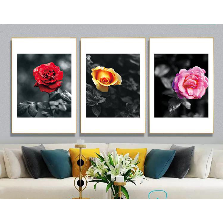 Tranh hoa hồng siêu đẹp - Tranh canvas