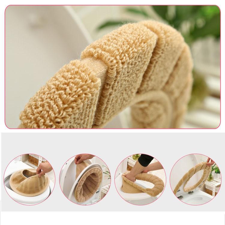 (GIÁ SỐC) MIẾNG LÓT BỒN CẦU NỈ BÔNG CAO CẤP CHỐNG LẠNH 11110 TỔNG KHO SỈ GIA DỤNG