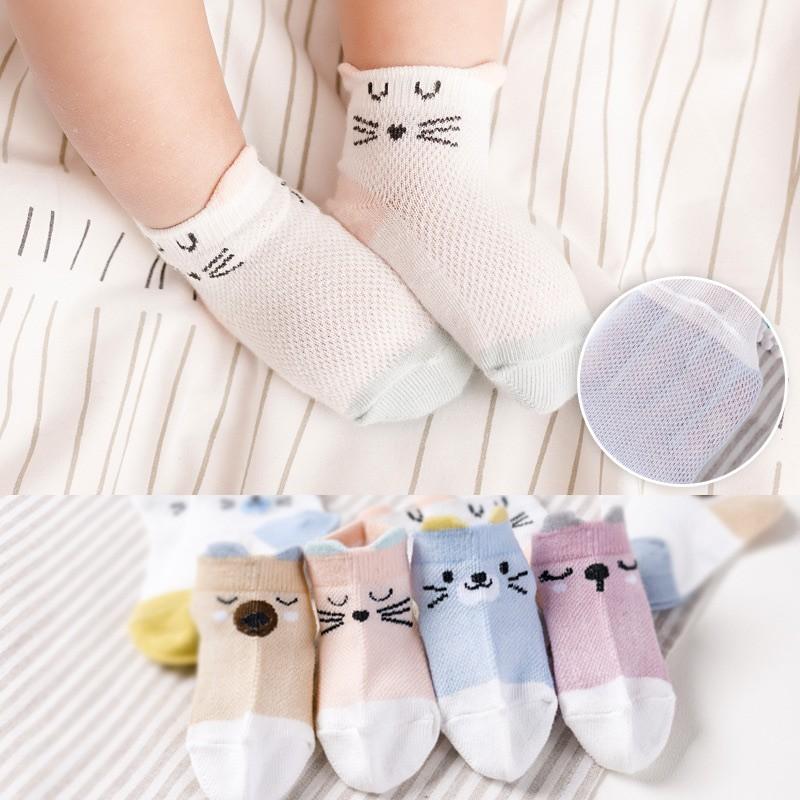 Set 5 Đôi Tất cho bé Xuất Nhật 100% Cotton Mềm Mại Cho Bé