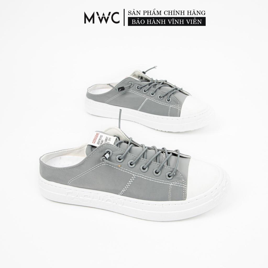 Giày Thể Thao Nam thời trang MWC giày sneaker vải đế bằng năng động hiện đại NATT - 5333