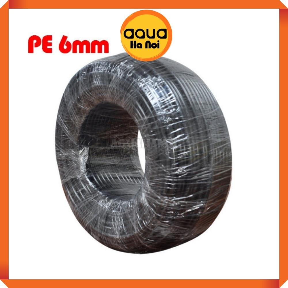 Ống dây dẫn nước máy lọc RO, máy bơm phun sương - Phi 6 mm - Màu xám/màu đen -
