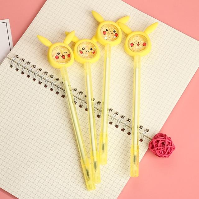 Bút Bi Nước Pikachu Kim Tuyến cute tiện lợi