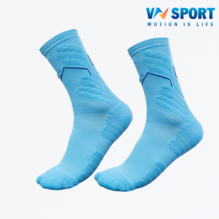 Tất Bóng Rổ, Tất Bóng Chuyền Chuyên Nghiệp V-pro. Dòng Tất Thể Thao Cao Cấp Có Độ Ôm Và Bảo Vệ Cổ Chân Tốt - Thấm Hút Mồ Hôi Và Rất Êm