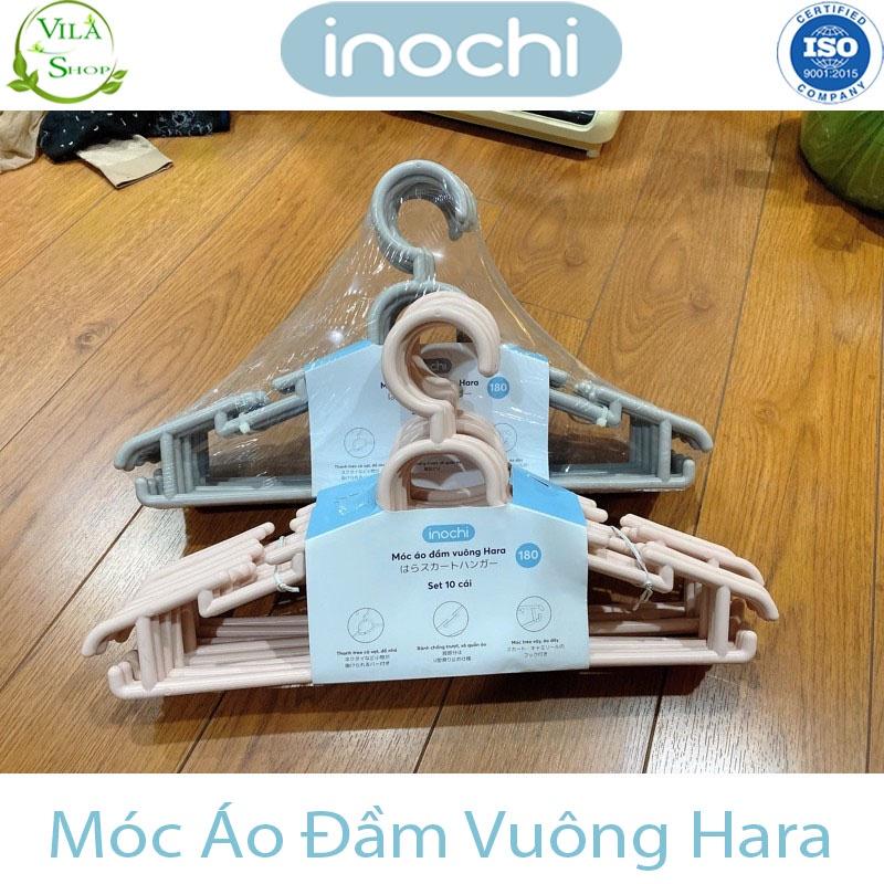 Móc Treo Quần Áo, Móc Treo Đa Năng Hara 180, Móc Quần Áo Người Lớn Nhựa Cao Cấp Inochi