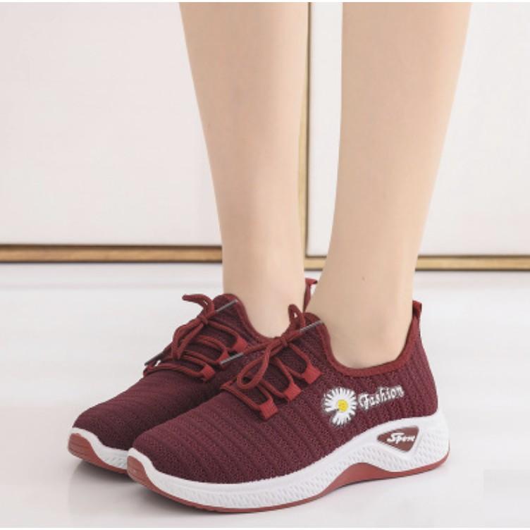 Giày Sneaker nữ thể thao hoa cúc Fashion