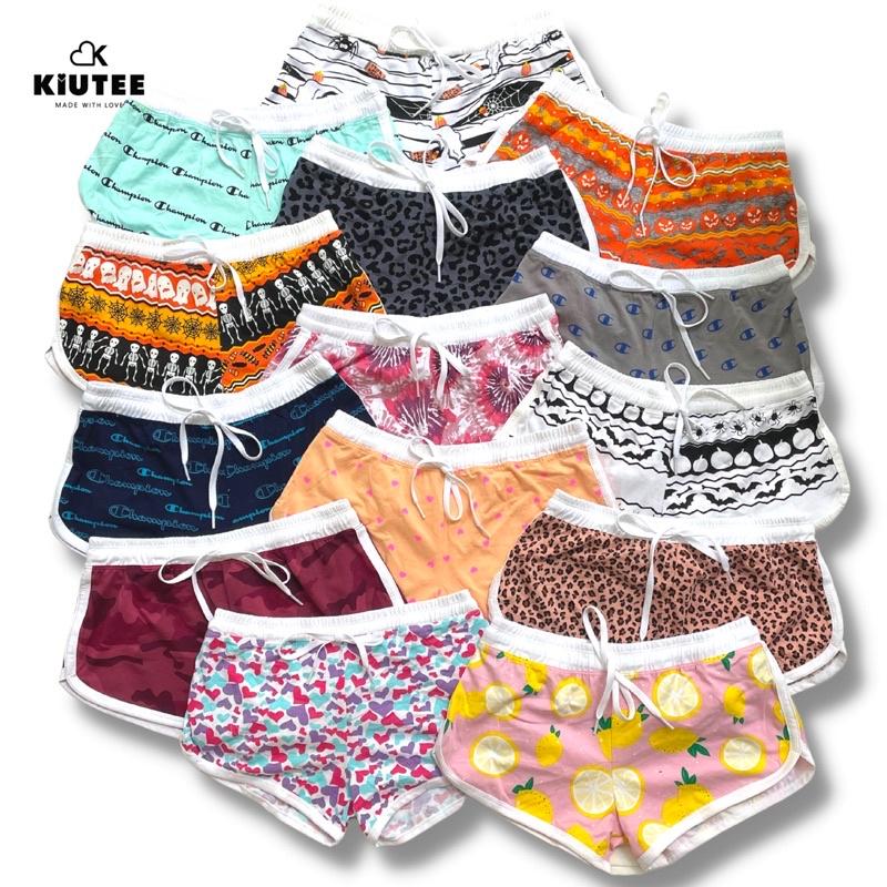 Combo 3 quần hoạ tiết BOOTY SHORT ngắn ôm mông - LOVEKIUTEE
