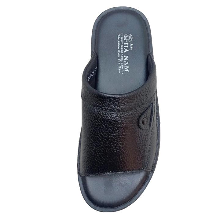 Dép Nam Quai Ngang TiTi ĐÔ Da Bò Thật Cao Cấp DN246