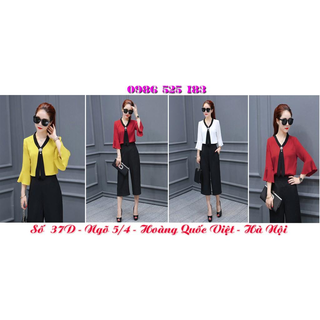HOT Áo sơ mi thắt nơ cổ thời trang SM10