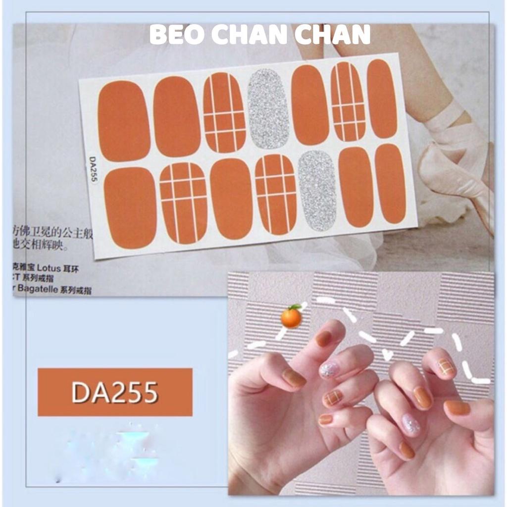 Set dán móng tay Nails dán nghệ thuật nhiều màu - có ngay bộ móng đẹp trong 5 phút (Nail wraps / Nail stickers) CAM02