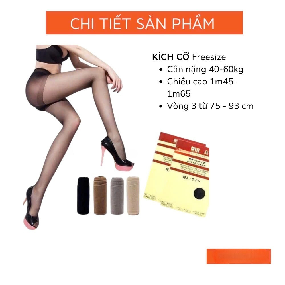 COMBO 2 Quần Tất, vớ quần tàng hình thêu sợi siêu mỏng, siêu dai Siêu Ấm MÀU ĐEN VÀ DA Văn Phòng Du Lịch Dã Ngoại Phượt