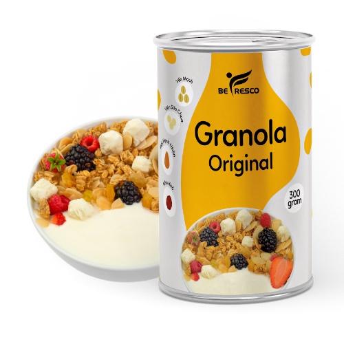 Ngũ Cốc Ăn Kiêng Granola Original Mix Hạnh Nhân 300g Befresco