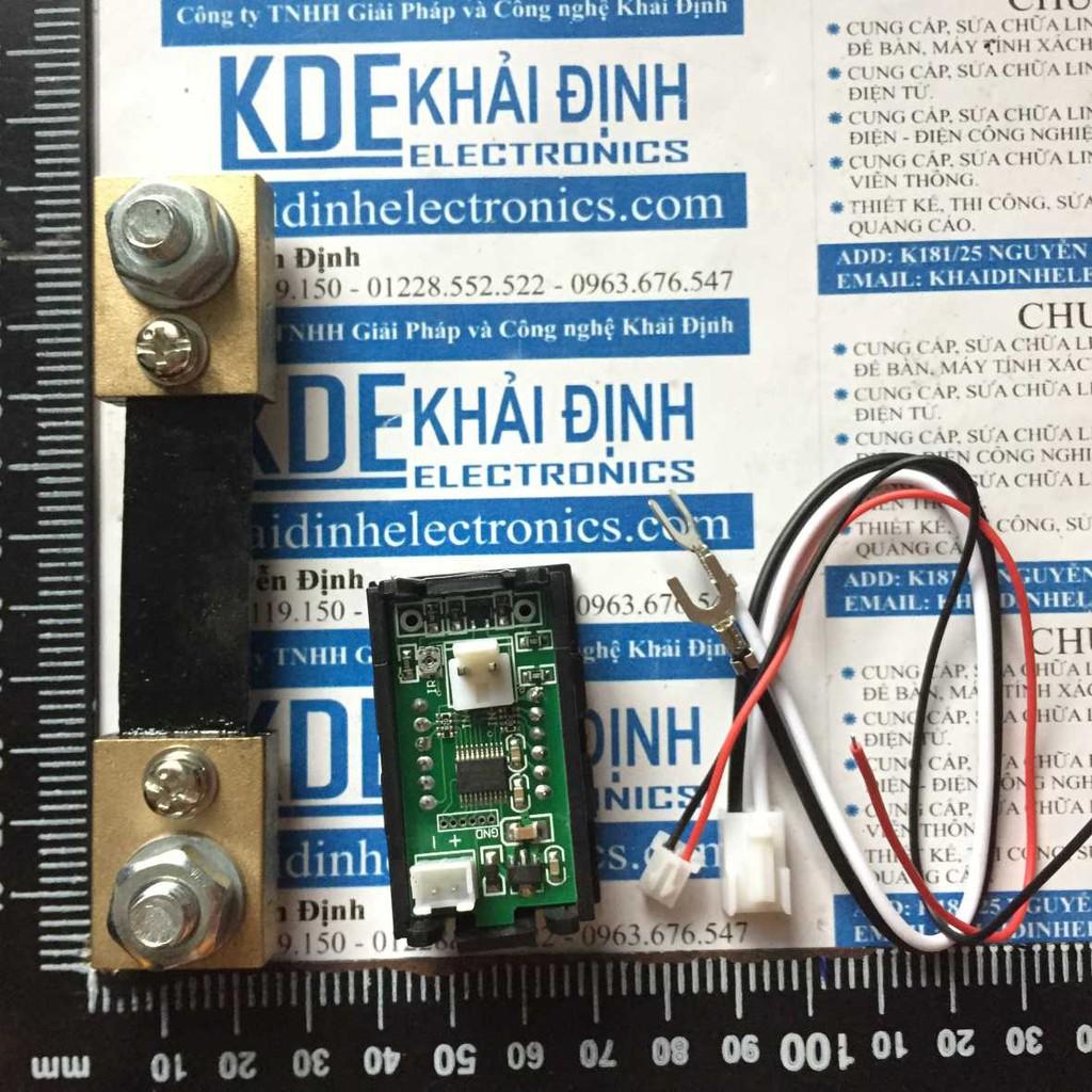 cụm module điện trở SHUNT 75mV đo dòng A09 4-30V 0-100A kde3247