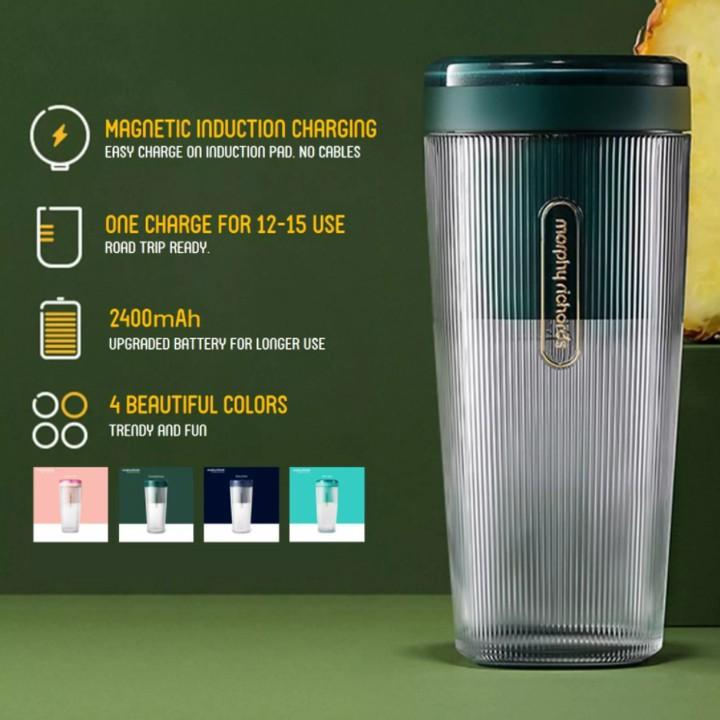 Máy Xay Sinh Tố Dạng Cốc Cầm Tay Morphy Richards MR9800 Xay Mọi Lúc Mọi Nơi 300ml - HÀNG NHẬP KHẨU