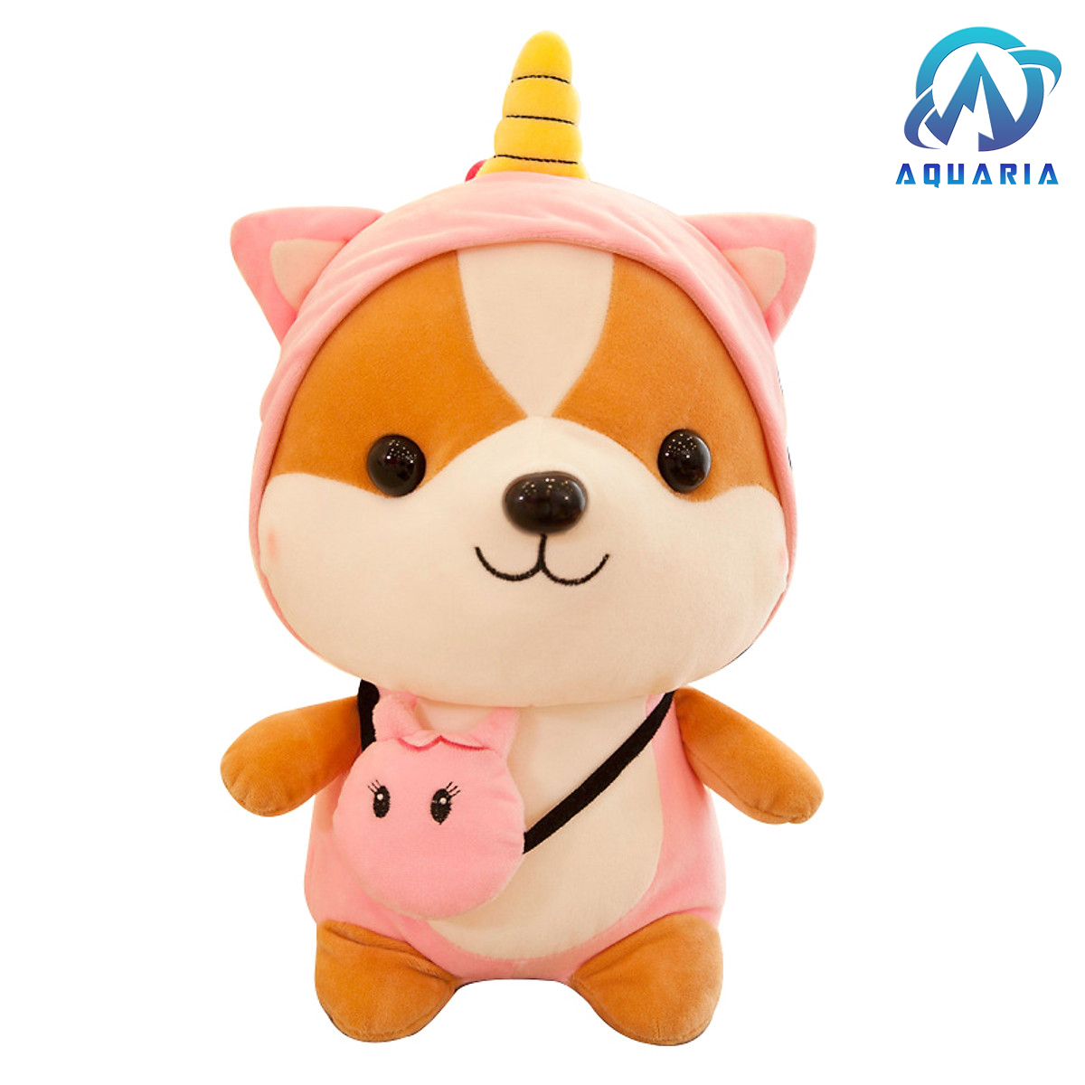Thú Bông Chó Shiba Hóa Trang Cosplay Ngộ Nghĩnh 25cm Quà Tặng Siêu Dễ Thương