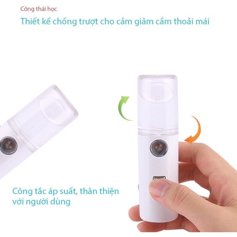 Máy phun sương mini - Máy phun sương tạo ẩm cầm tay tiện lợi với công nghệ hiện đại