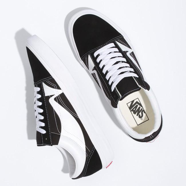 Giày Vans Old Skool Warp (Black/True White) - VN0A4U3B21N