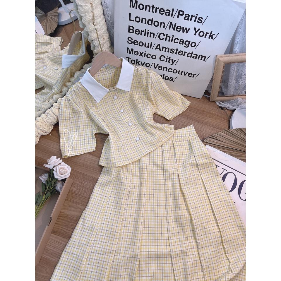 SET ÁO SƠ MI KÈM CHÂN VÁY