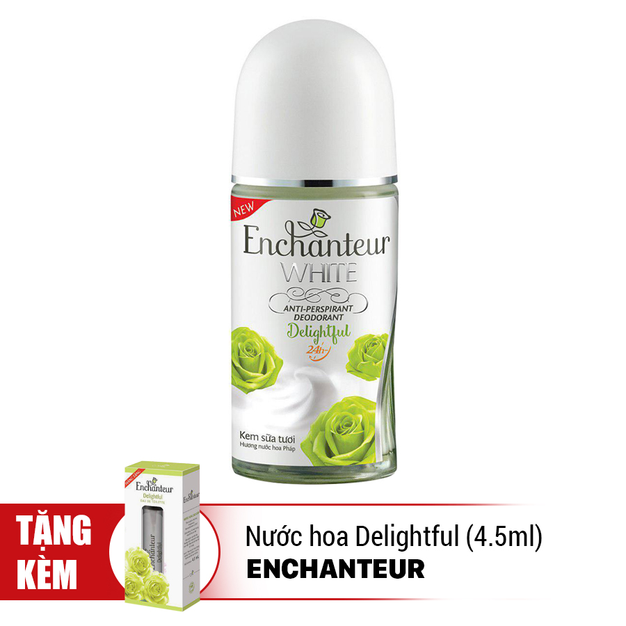 Lăn Khử Mùi Hương Nước Hoa Enchanteur Delightful 50ml