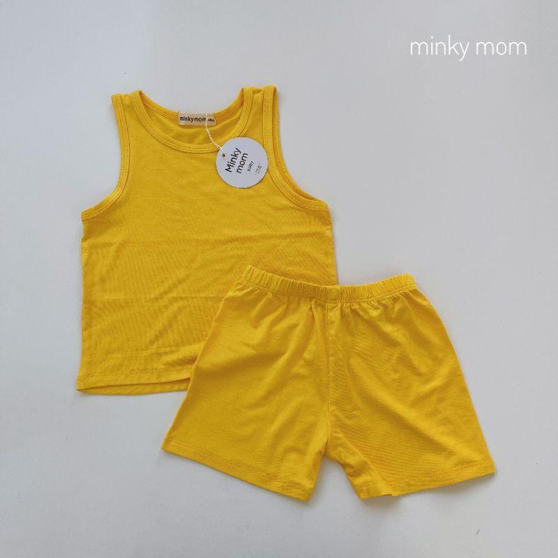 Bộ Ba lỗ thun lạnh SIZE ĐẠI TỪ 20-35KG MINKY MOM cho bé trai bé gái