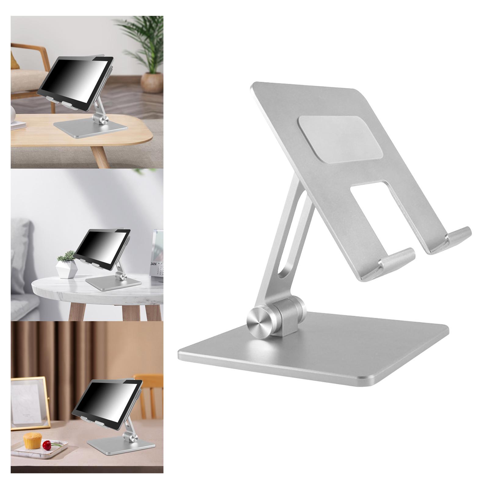 Tablet/Phone Stand, Adjustable &amp; Foldable Desktop Holder Cradle Dock for Video Recording