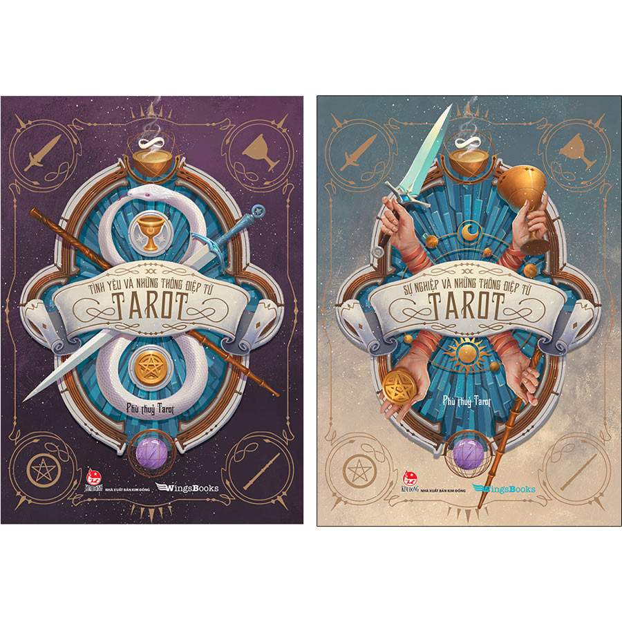 Combo 2 Cuốn Sách Những Thông Điệp Từ Tarot: Tình Yêu Và Sự Nghiệp