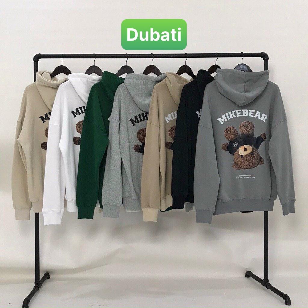 ÁO KHOÁC HOODIE NAM NỮ CON GẤU NGƯỢC MIKEBEAR CHẤT NỈ DÀY PHOM FROM RỘNG CHỐNG LẠNH NẮNG, NÓNG ĐÔNG HÈ XỊN SÒ-DUBATI