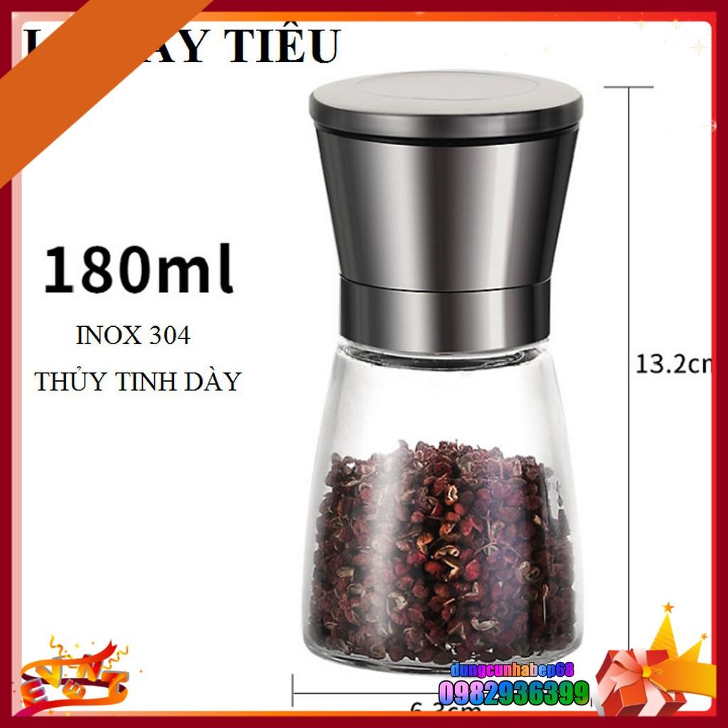 Xay Hạt Tiêu Inox Cao Cấp 3 Chế Độ Xay  An Toàn Tiện Dụng