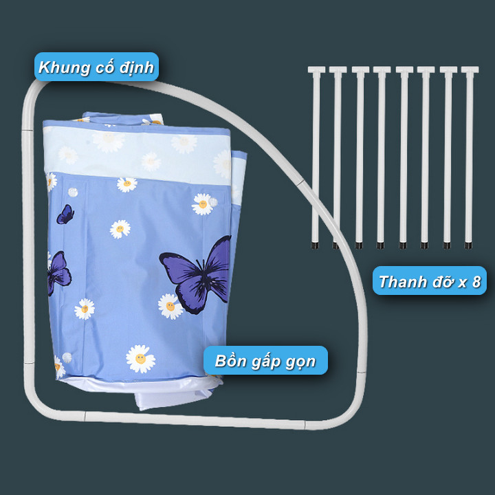 Bồn Tắm Gia Đình Đặt Góc Spa Bathtub Có Thể Gập - Home and Garden