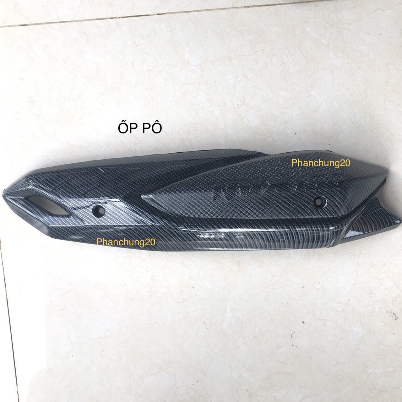 ỐP CHE PÔ  DÙNG CHO ĐỜI XE NVX 2017 2018 2019 2020 - V1 CACBON