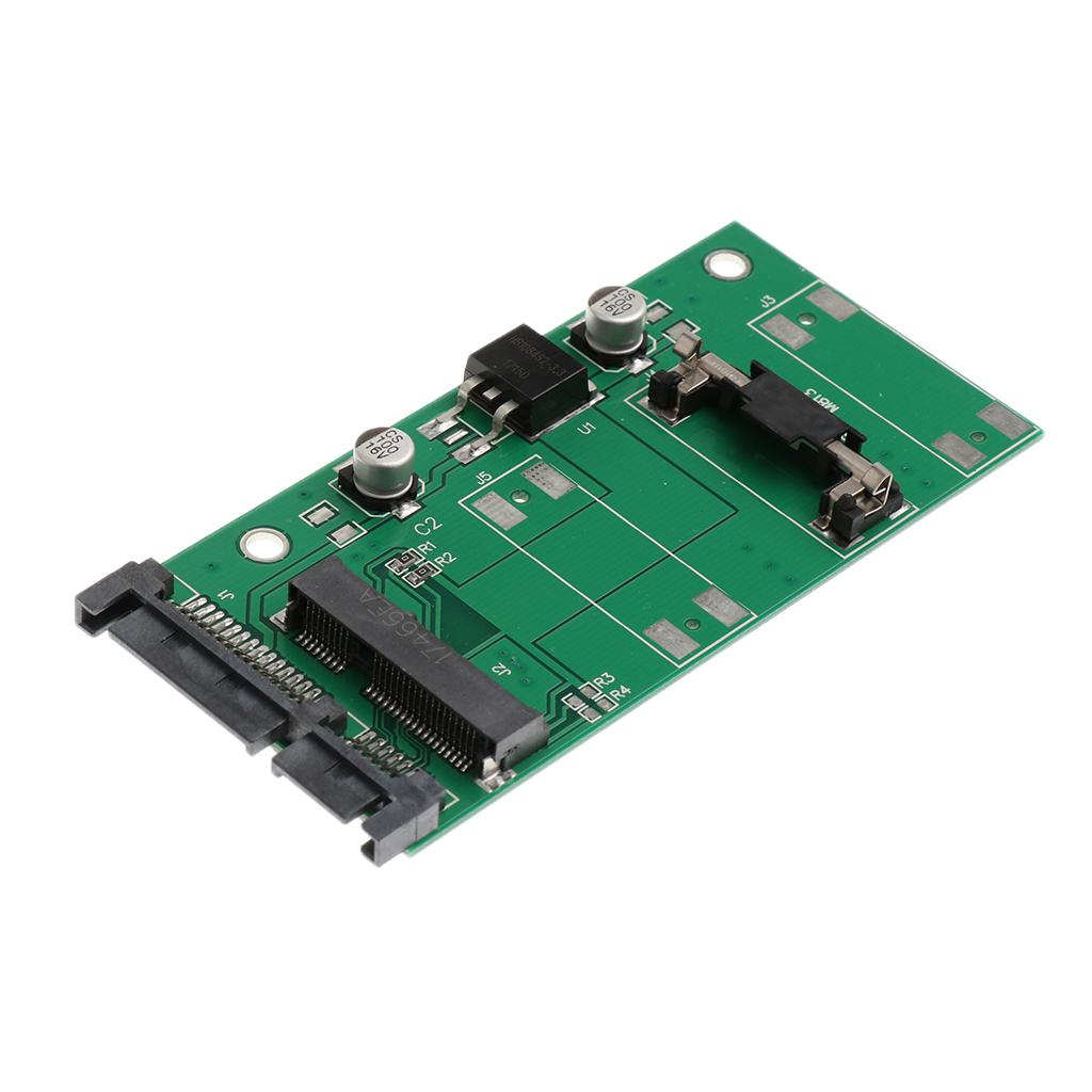 USB to mSATA Adapter, mSATA to SATA 2.5'' Adapter Card Cable, Support 50mm Mini SATA SSD
