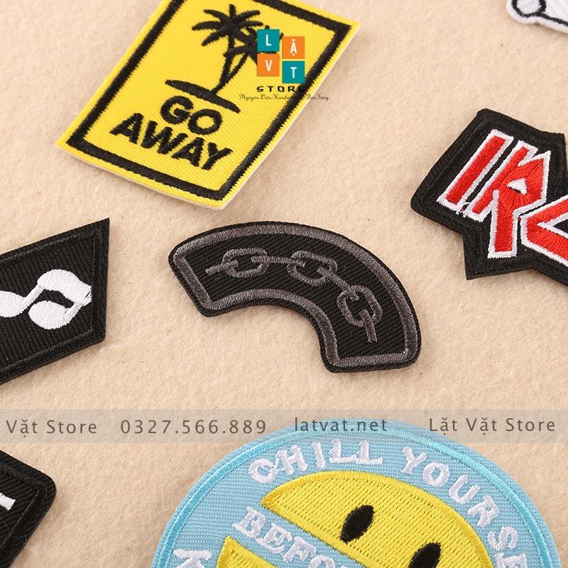 Sticker, Logo Patch Ủi Quần Áo ủi mang Người trưởng thành, Street Style