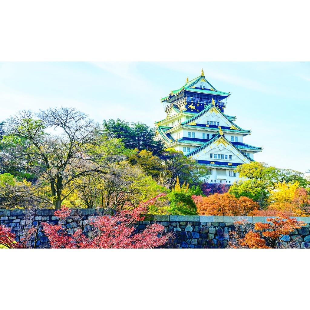 Xếp hình 1500 mảnh-Lâu đài Osaka, Nhật Bản