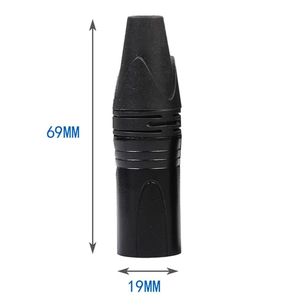 Set 10 Đầu Nối Dây Cáp Âm Thanh Microphone XLR 3Pin