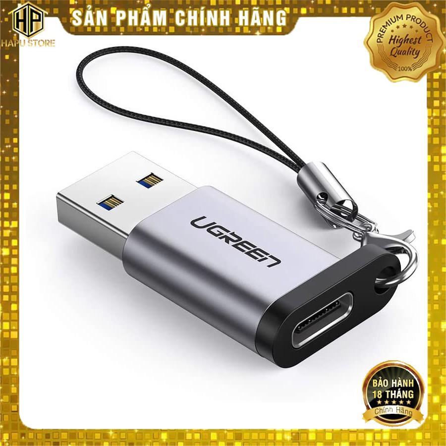 Đầu chuyển đổi USB 3.0 sang USB Type C Ugreen 50533 chính hãng - Hàng Chính Hãng