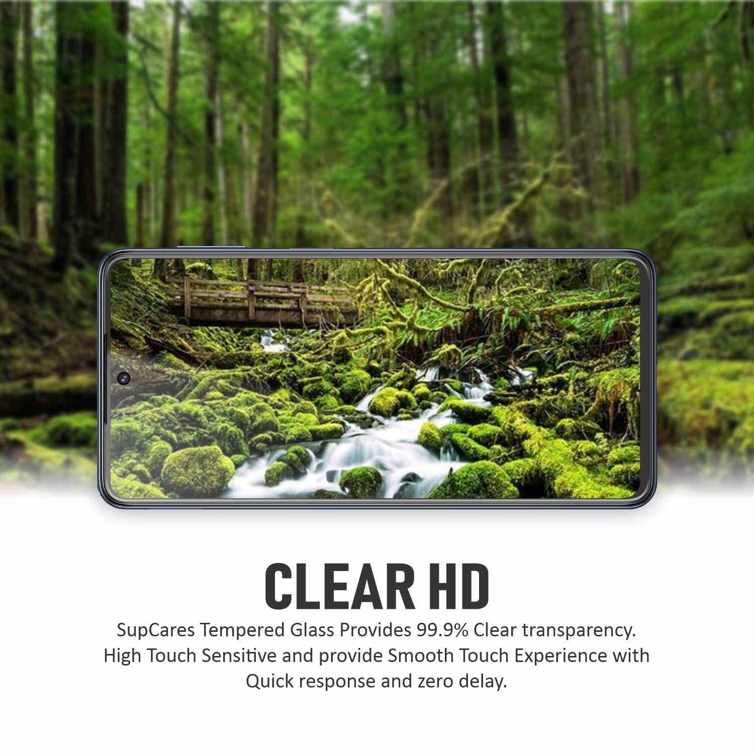 Miếng dán kính cường lực 3D cho Samsung Galaxy S20 FE full màn hình 3D hiệu Kuzoom Protective Glass - mỏng 0.3mm, vát cạnh 2.5D, độ cứng 9H, viền cứng mỏng - Hàng nhập khẩu