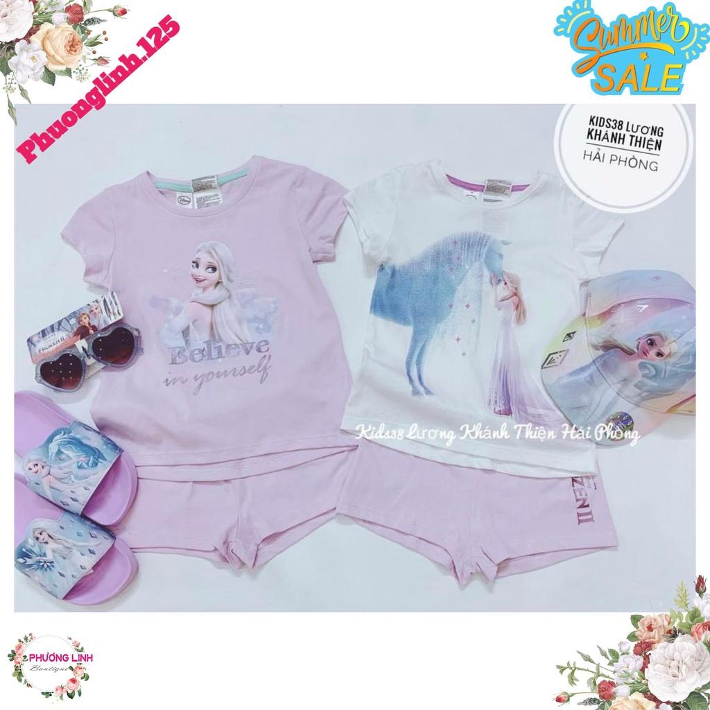 SET 2B ĐÙI ELSA TÍM/TRẮNG CHO BÉ