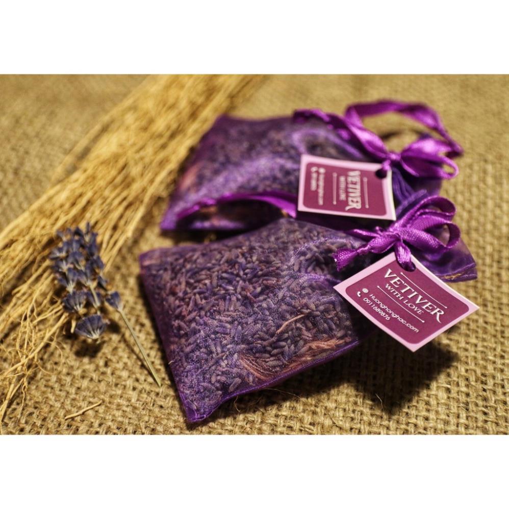 Túi Thơm Để Phòng, Để Xe, Tủ, Kệ, Nụ Hoa Khô Oải Hương Lavender