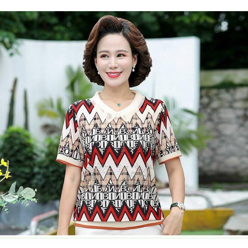 Áo trung niên viền cổ cao cấp