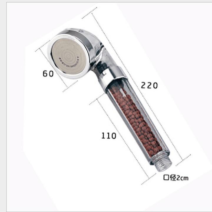 Bộ vòi hoa sen tăng áp chống va đập