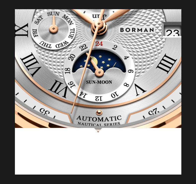 Đồng hồ nam chính hãng Borman BM3868-6