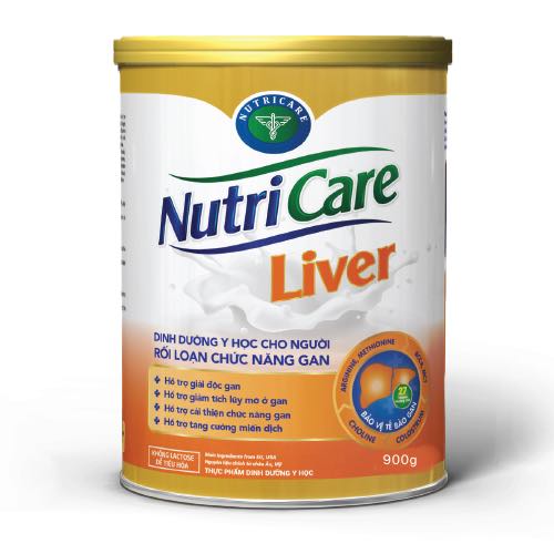 Sữa bột Nutricare Liver dinh dưỡng y học chuyên biệt cải thiện chức năng gan (900g)